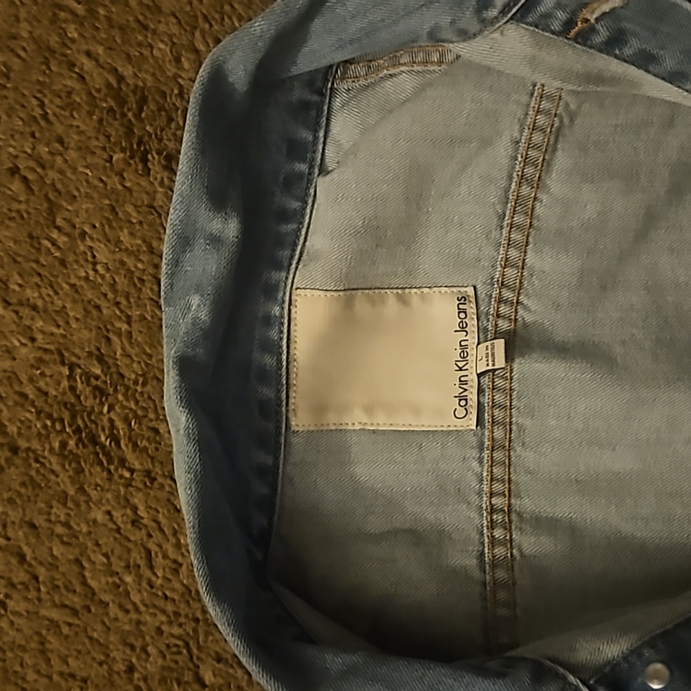 Calvin Klien Jean Jacket - Picture 3 of 3